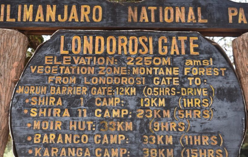 7 Day Mt Kilimanjaro- Shira Route